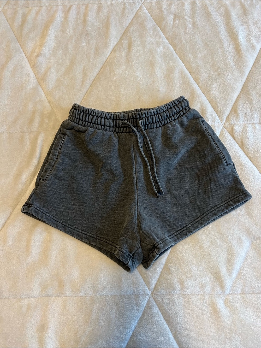 TALENTLESS Charcoal Gray Fleece Sweat Shorts